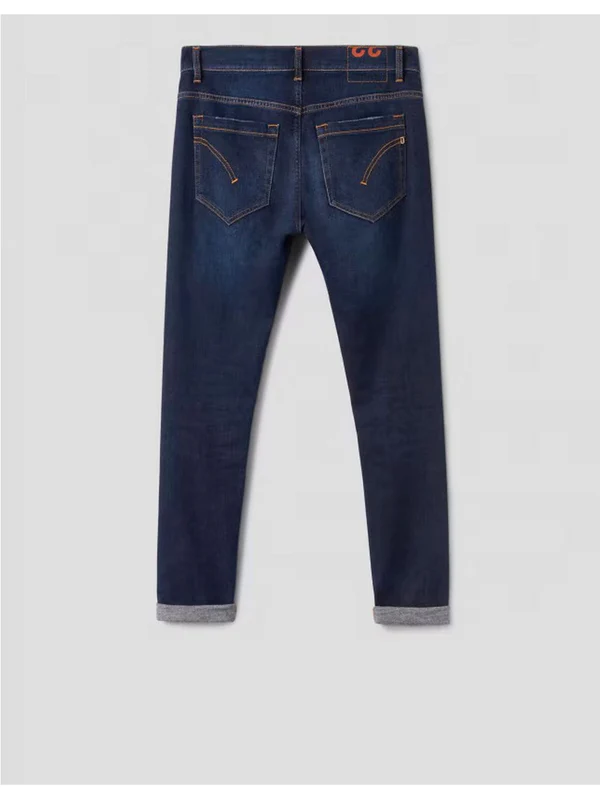 Jeans skinny George in denim stretch blu