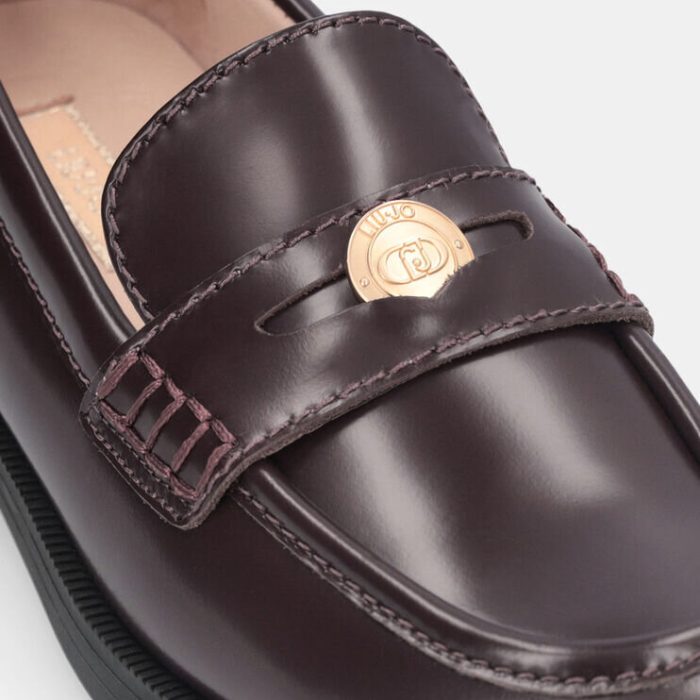 Mocassini in pelle abrasivata Liujo