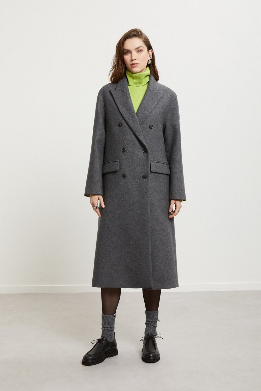 CAPPOTTO DOPPIOPETTO GRIGIO OTTOD’AME