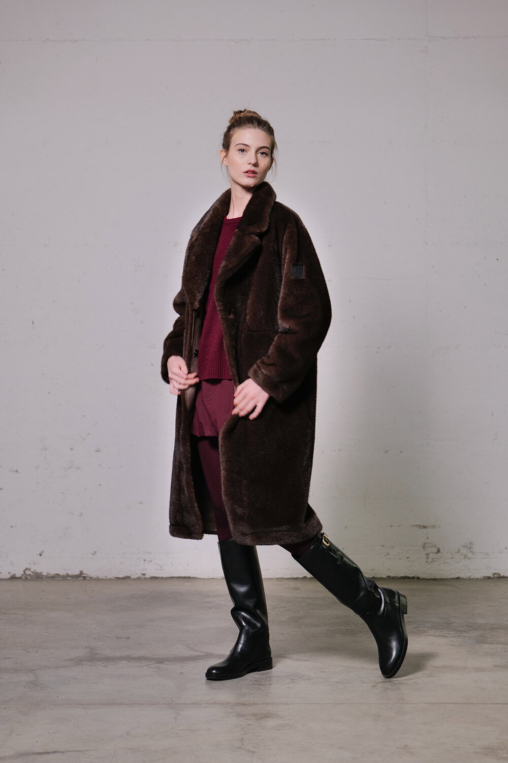 FAUX FUR COAT MONTEREGGI