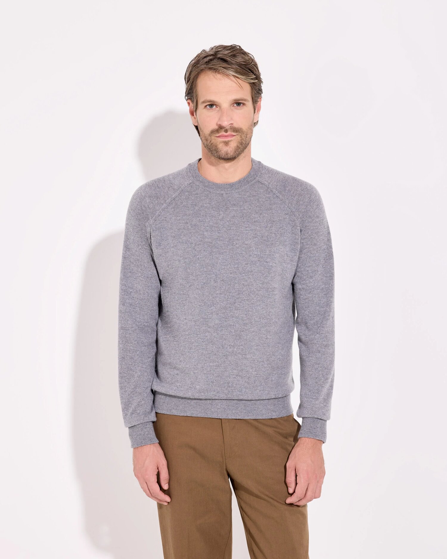 MAGLIA GIROCOLLO SPALLA RAGLAN MISTO CASHMERE FILIPPO DE LAURENTIIS