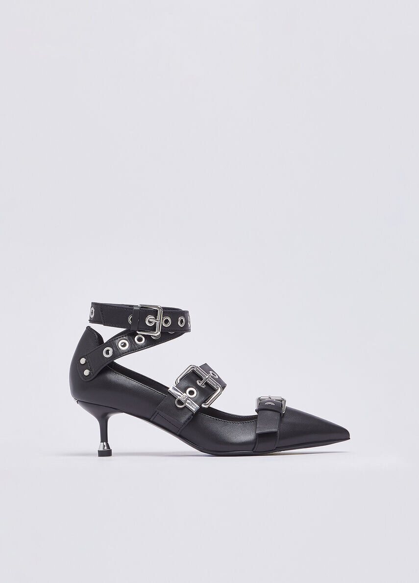 Décolleté In pelle con fibbie LIUJO