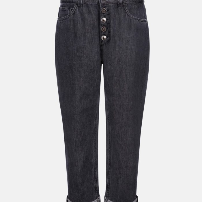 Jeans Koons loose in denim fisso cotone e lyocell Dondup