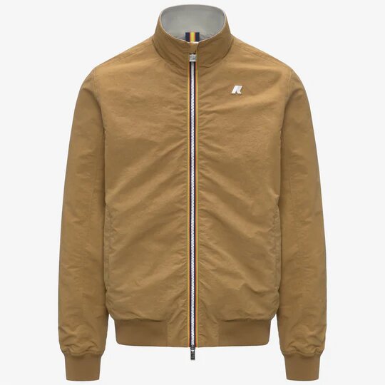 ARSENE COTTON REVERSIBLE BROWN BISTRE-BEIGE LT K-WAY