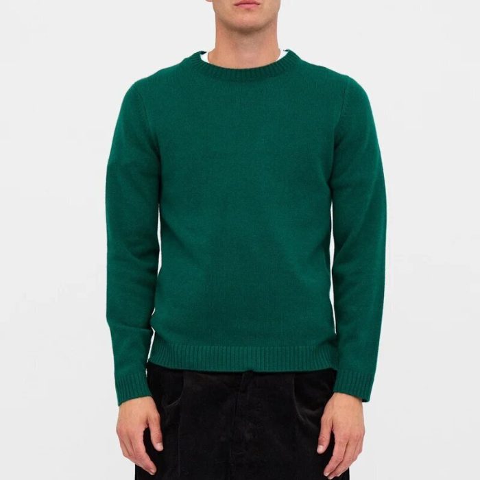 AKPETER MERINO WOOL KNIT - Hunter Green