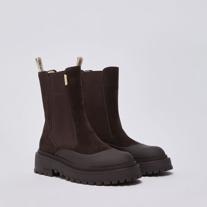 Stivali beatles in suede
